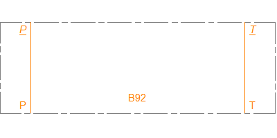 Modular element PU5-B92